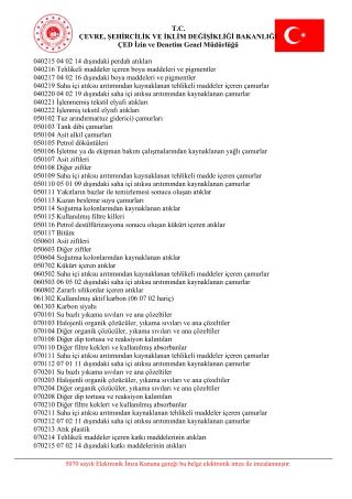 Atıktan Türetilmiş Yakıt (ATY) Hazırlama Tesisi İzin Belgesi