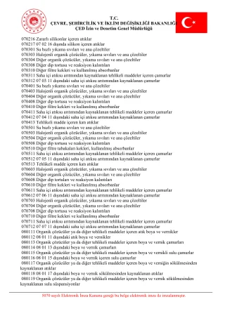 Atıktan Türetilmiş Yakıt (ATY) Hazırlama Tesisi İzin Belgesi
